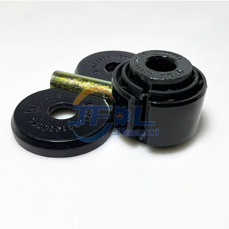 Les pi&egrave;ces de rechange de cabine de conduite de camion Shacman retournent la bague en caoutchouc de douille en caoutchouc des supports DZ 13241430085 de secousse
