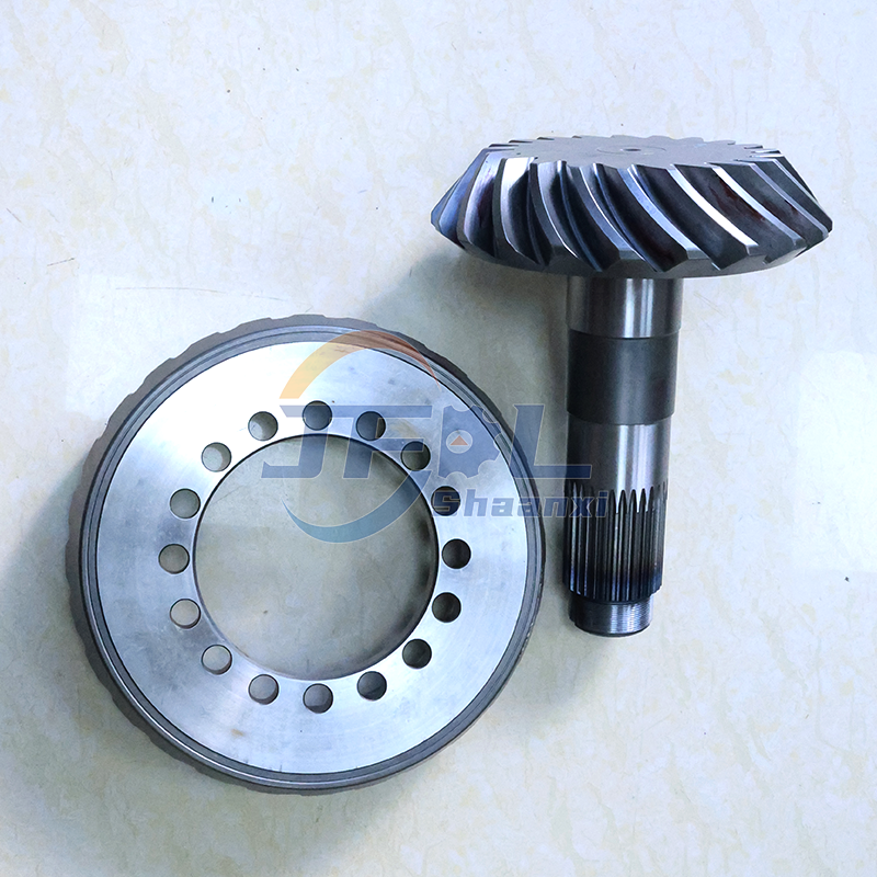 Stock Disponibile Parti del camion HD90149320072 Assale posteriore Accessori per ingranaggi circolari Coppia di ingranaggi conici Rapporto di trasmissione 21:28 per Shacman