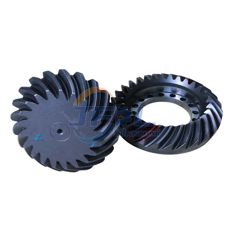 Stock Disponibile Parti del camion HD90149320072 Assale posteriore Accessori per ingranaggi circolari Coppia di ingranaggi conici Rapporto di trasmissione 21:28 per Shacman