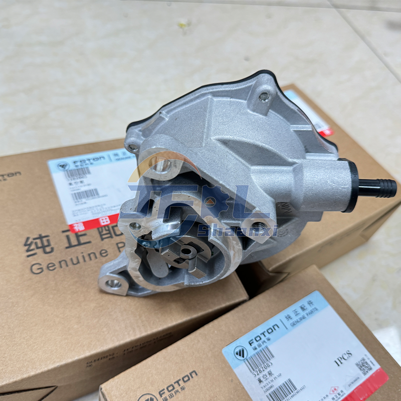 Original 5282085 ปั๊มสูญญากาศสำหรับ Foton Auman ETX CTX Aumark Heavy Duty และรถบรรทุก Series ISF 2.8/3.8 ชิ้นส่วนเครื่องยนต์