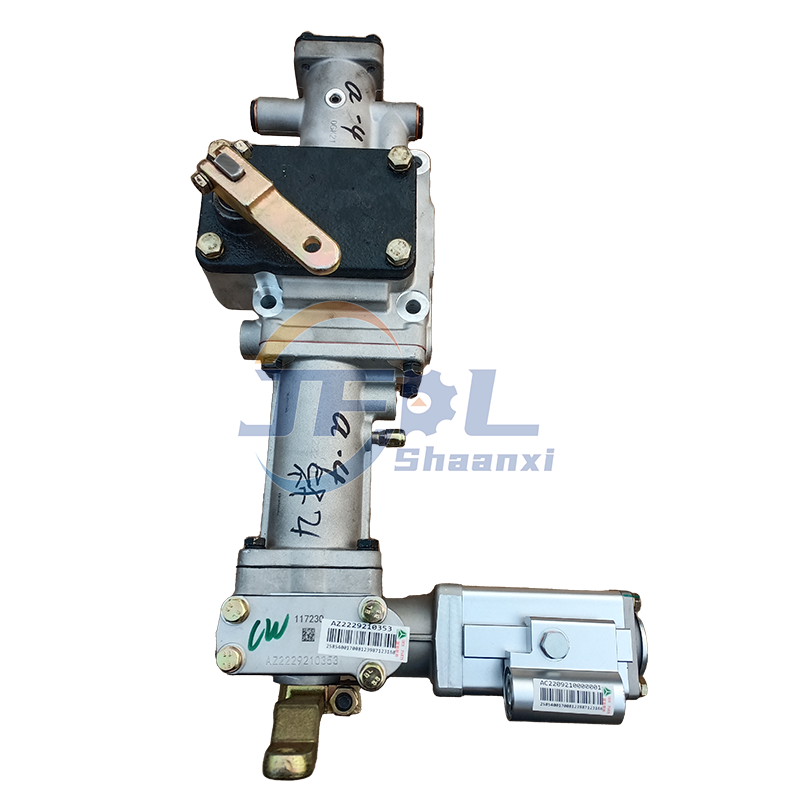 قطع غيار الشاحنات الثقيلة Sinotruk Howo Drive Train System AC2209210000001 Left Booster 9-speed Small Cover Assembly