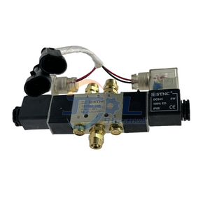 Pi&egrave;ces de camion pompe de porte pneumatique, &eacute;crou de blocage en cuivre, connecteur de contr&ocirc;le de vitesse 4V220-08, &eacute;lectrovanne de pompe de porte pour Bus Yutong