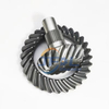 ชิ้นส่วนรถบรรทุกหนักสำหรับ HOWO Precision Spiral Bevel Gear Crown Wheel และ Pinion Crown Wheel Pinion 19901432025 1 28/17