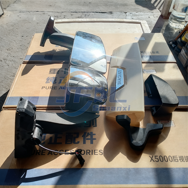 SHACMAN X5000 ชุดกระจกมองข้างซ้ายและขวา/ไฟฟ้าเครื่องทำความร้อน DZ 14251770080 DZ 14251770081