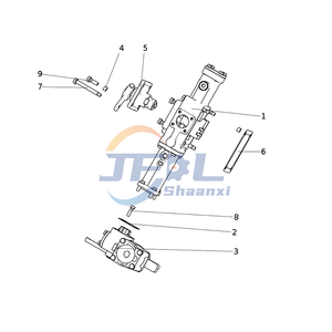 Pi&egrave;ces de syst&egrave;mes de transmission de camion Howo AC2209210000001, petit ensemble de couvercle &agrave; 9 vitesses (Booster gauche, combin&eacute;)