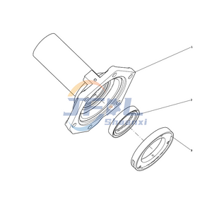  Bộ phận hệ thống truyền động xe tải Howo AZ2203020068 Nắp đầu trục đầu v&agrave;o v&agrave; cụm v&ograve;ng dẫn dầu