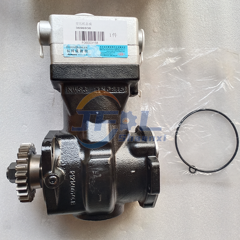 Il motore diesel meccanico parti il ​​compressore del freno ad aria compressa 3696936 il camion pesante parte il compressore d'aria per WABCO Cummins ISG Foton