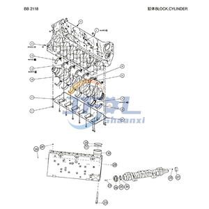 Cat&aacute;logo de productos del motor Cummins M13 para piezas de camiones de servicio pesado